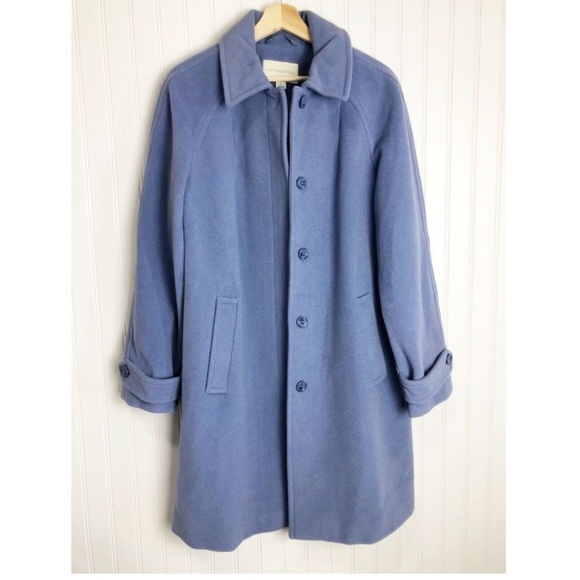 Appleseed's Jackets & Blazers - ✨ Appleseed's Powder Blue Wool Lined Pea Coat Large